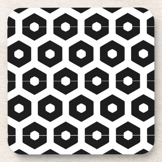 コースターセット – 六角形 コースター (正面)