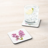 コースターセット – 薄紫 コースター (右側)