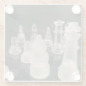 コースターチェスの画像。 ガラスコースター (裏面)