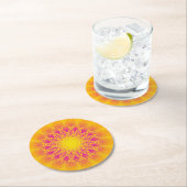 コースターデザインマンダラ ラウンドペーパーコースター (インサイチュ)