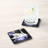 コースタービクトリアンに乗ったウッドカットの白鳥 コースター (右側)