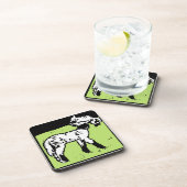 コースタービクトリアンのウッドカットランプ コースター (右側)