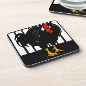 コースタービクトリアンのウッドカットルースター コースター (左側)