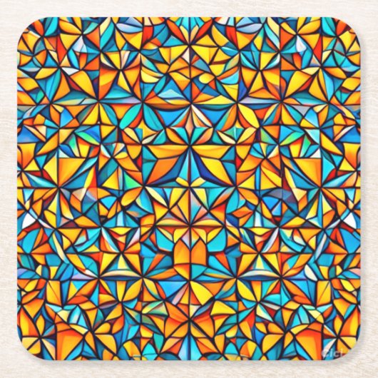 コースターファンキー スクエアペーパーコースター (正面)