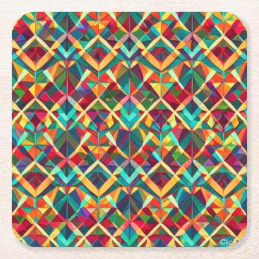 コースターファンキー スクエアペーパーコースター (正面)