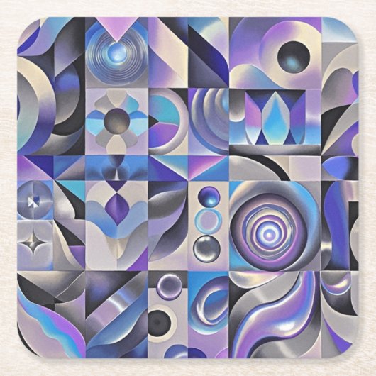 コースターファンキー スクエアペーパーコースター (正面)