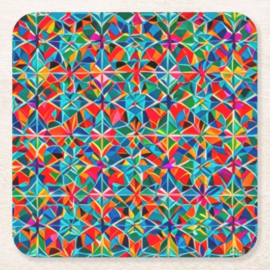 コースターファンキー スクエアペーパーコースター (正面)