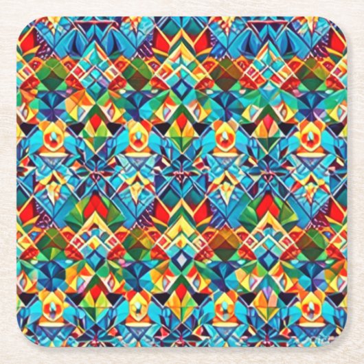 コースターファンキー スクエアペーパーコースター (正面)