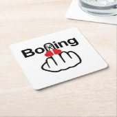 コースターボクシング反転 スクエアペーパーコースター (アングル)