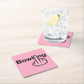 コースターボーリング反転 スクエアペーパーコースター (インサイチュ)