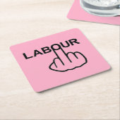 コースター労働反転 スクエアペーパーコースター (アングル)