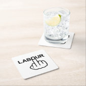 コースター労働反転 スクエアペーパーコースター (インサイチュ)