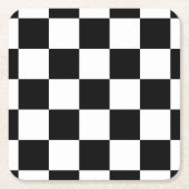 コースター市松模様にデザイン スクエアペーパーコースター (正面)