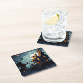 コースター幽霊のよく出る! スクエアペーパーコースター (インサイチュ)