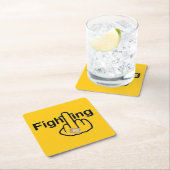 コースター戦の逆転 スクエアペーパーコースター (インサイチュ)