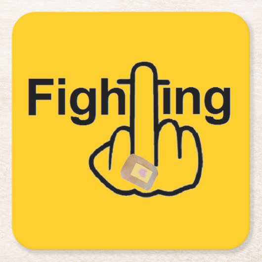 コースター戦の逆転 スクエアペーパーコースター (正面)