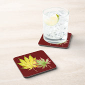 コースター日本のセットのカエデ コースター (右側)