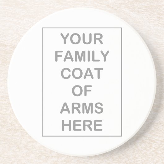 コースター紋章付き外衣 コースター (正面)