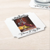 コースター紙 – マイテーブルへようこそ ペーパーコースター (アングル)