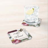 コースター結婚ズ開花フローラフラワーバタフライ ペーパーコースター (インサイチュ)