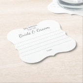 コースター結婚ズ ペーパーコースター (アングル)