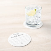 コースター結婚ズ ラウンドペーパーコースター (インサイチュ)