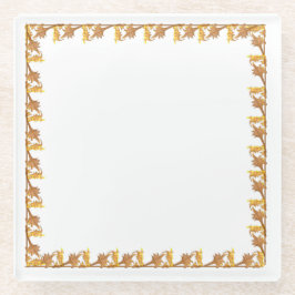 コースター縁ど-オブ・ゴールデン・アングルアイアン離れ・アイアンズ ガラスコースター