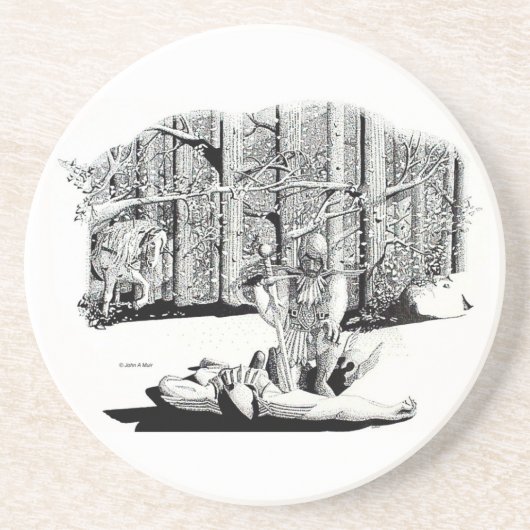 コースター落ちた – 同志(黒) コースター (正面)