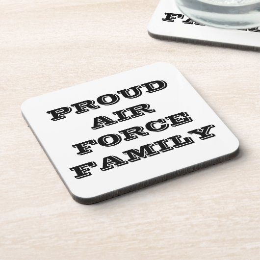 コースター誇りを持ったセット空軍ファミリ コースター (左側)