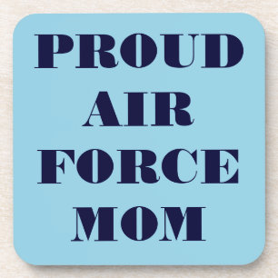 コースター誇りを持ったセット空軍ママ コースター