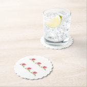 コースター：エキゾチックな花 ペーパーコースター (インサイチュ)