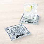 コースター |ガラス | Blue Mandela |リビングルーム |バー (アングル)