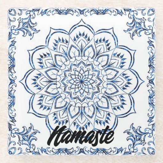 コースター |ガラス | Blue Mandela |リビングルーム |バー (正面)