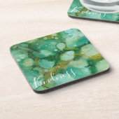 コースター「ゴールデンダストインクブロ」 コースター (左側)