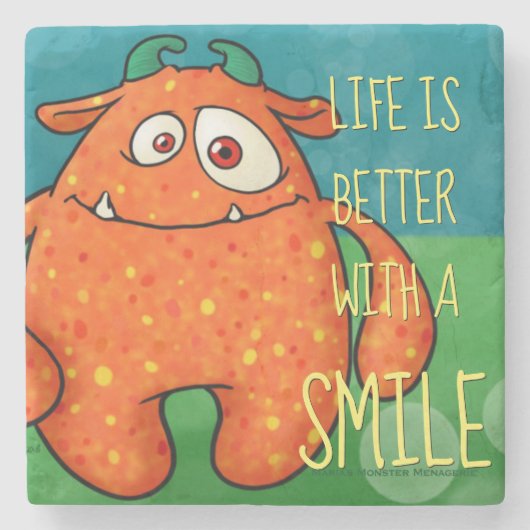 コースター・シナモン ストーンコースター (正面)