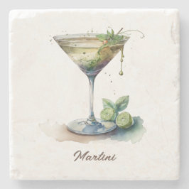 コースター、ストーン – Martini ストーンコースター
