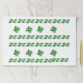 コースター パッド - 緑のホーリー リーブ (インサイチュ)