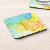 コースター"フラワーインク3" コースター (左側)