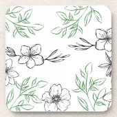 コースター – フラワーデザイン (正面)