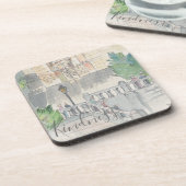 コースター「フランスの水彩画」 コースター (左側)