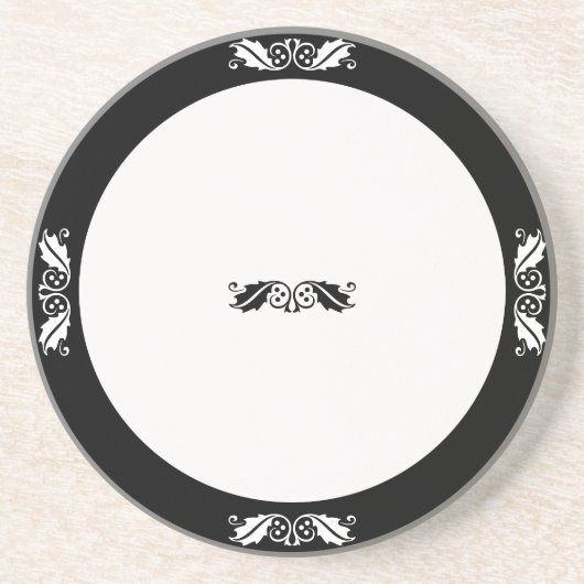 コースター – ホリ葉ーズの白黒 (正面)