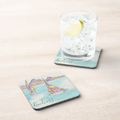 コースター"ボートフィジーの水の色" コースター (右側)