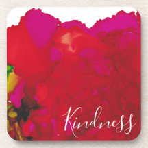 コースター「マゼンタフラワー」