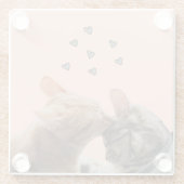 コースター、ミュー、ファーエバー ガラスコースター (裏面)