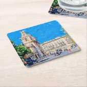 コースター「ムルシア」 スクエアペーパーコースター (アングル)