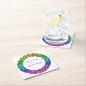 コースター – レース数々のライクカラー円形フレーム (インサイチュ)