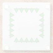 コースター – 三角形のクリスマスツリー (裏面)