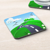 コースター、丘陵路 コースター (左側)