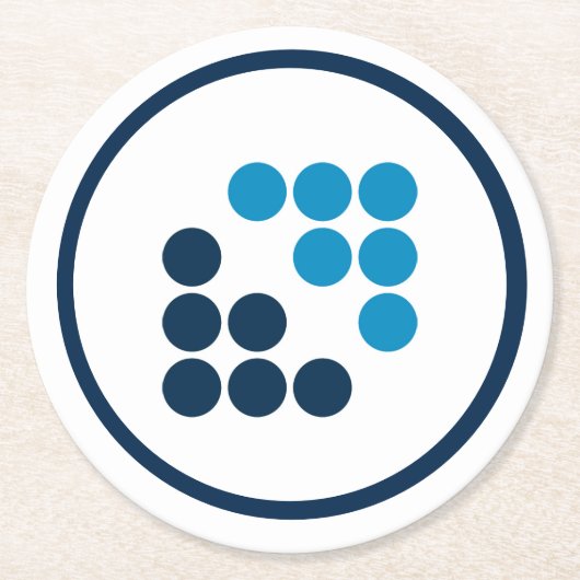 コースター – 丸型 – カードストック (正面)