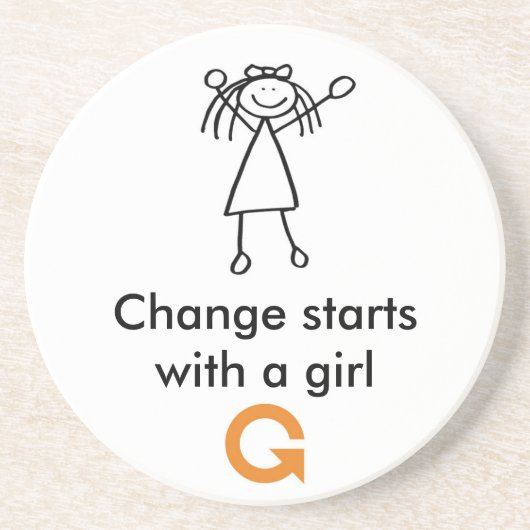 コースター-女の子 コースター (正面)